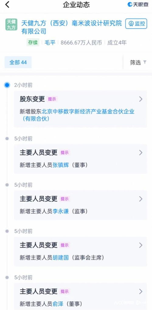 中移動基金再下一城 戰(zhàn)略入股毫米波研發(fā)商天健九方，深化云計算與通信產業(yè)布局